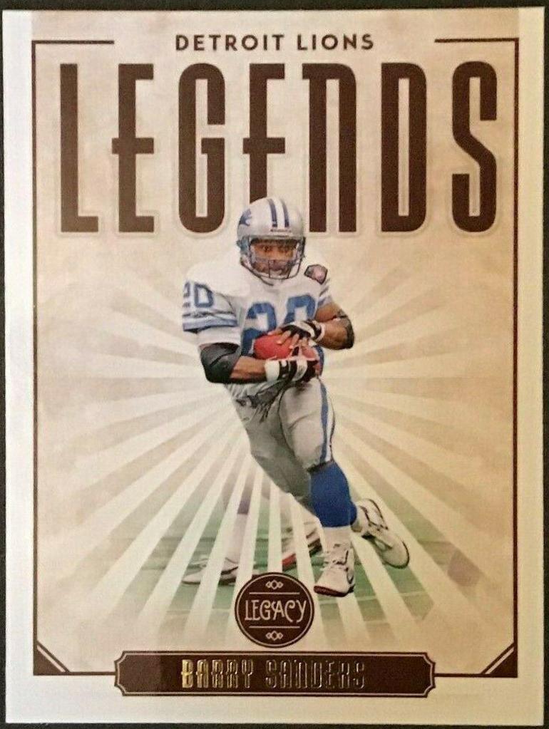 Barry Sanders #102 2020 Panini Legacy Football