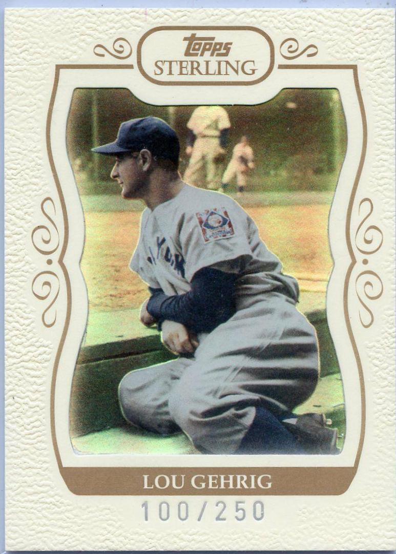 Lou Gehrig #233 2008 Topps Sterling Baseball