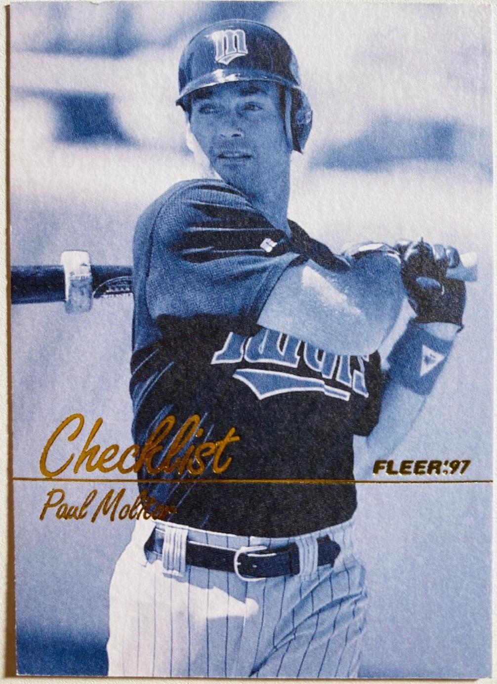 Paul Molitor [Checklist] #496