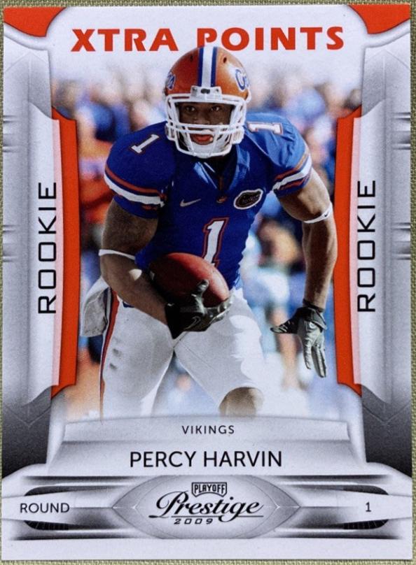 Percy Harvin #187 2009 Playoff Prestige Football