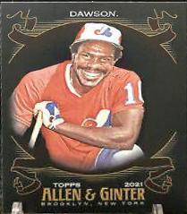 Andre Dawson #14 Baseball Cards 2021 Topps Allen & Ginter X