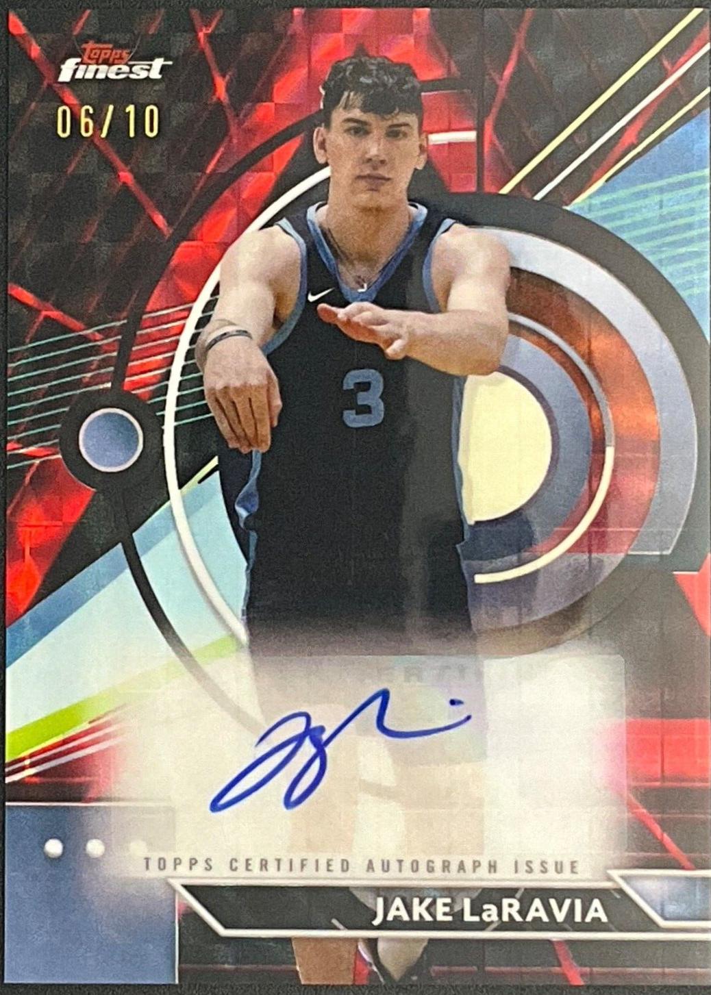Jake LaRavia [Red Black Vapor Refractor] #FA-JLA