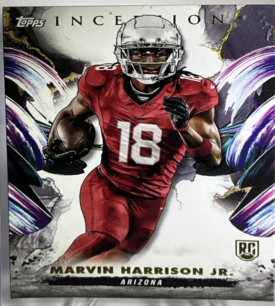 Marvin Harrison Jr. #169 Football Cards 2024 Topps Inception