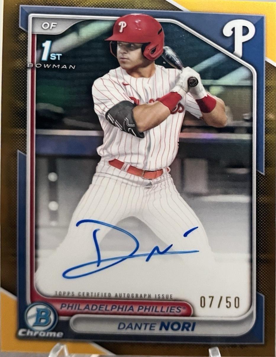 Dante Nori [Gold Refractor] #CPA-DN
