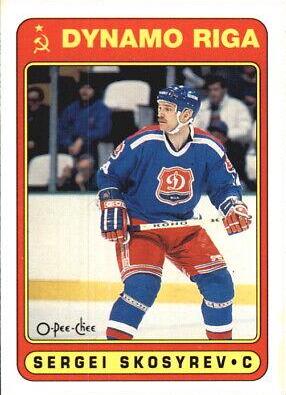 Sergei Skosyrev #496 1990-91 O-Pee-Chee Hockey