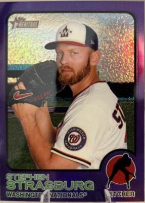 Stephen Strasburg [Chrome Purple Refractor] #139