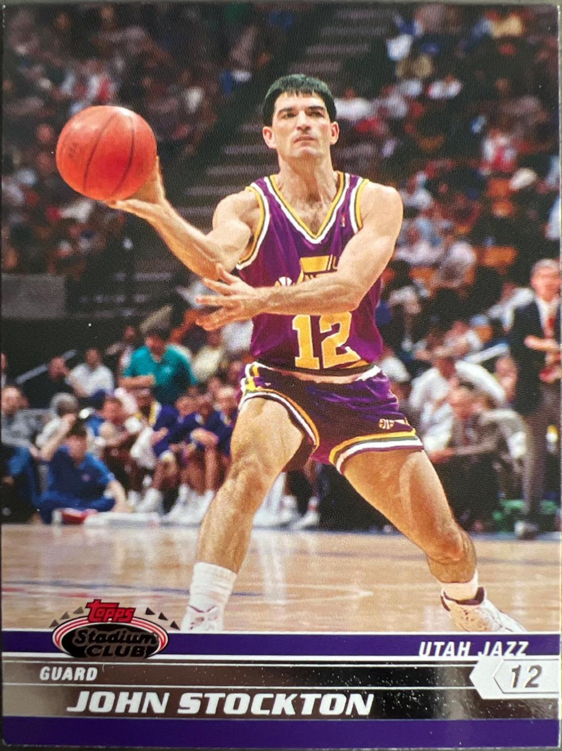 John Stockton #91 2007-08 Stadium Club Basketball