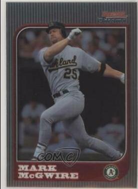 Mark McGwire #11 Baseball Cards 1997 Bowman Chrome