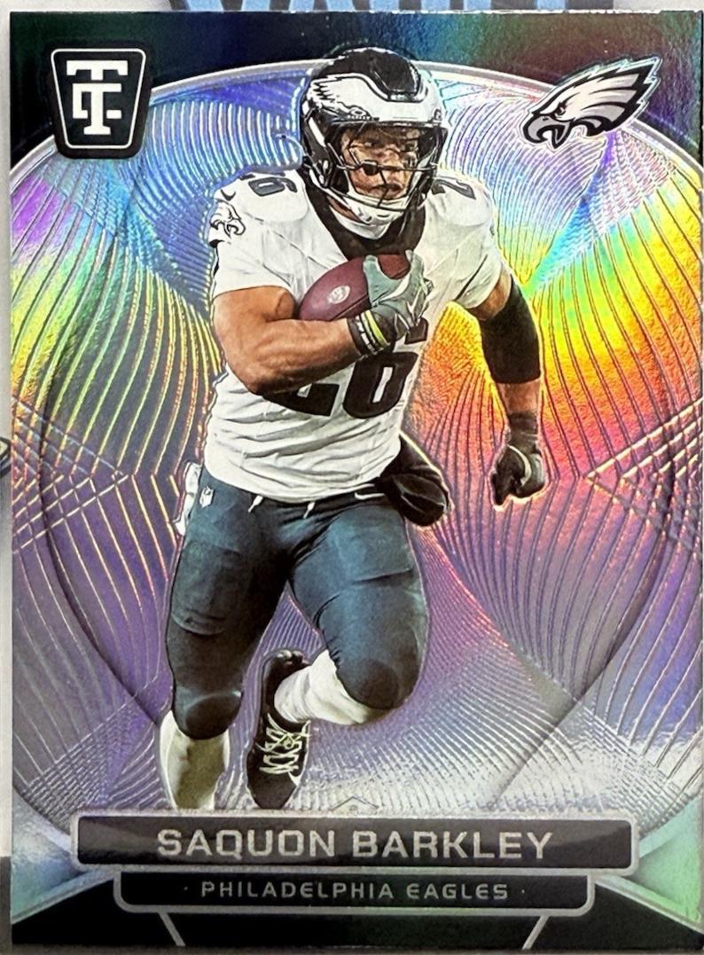 Saquon Barkley [Mirror Platinum Mixorama] #73 Prices | 2024 Panini