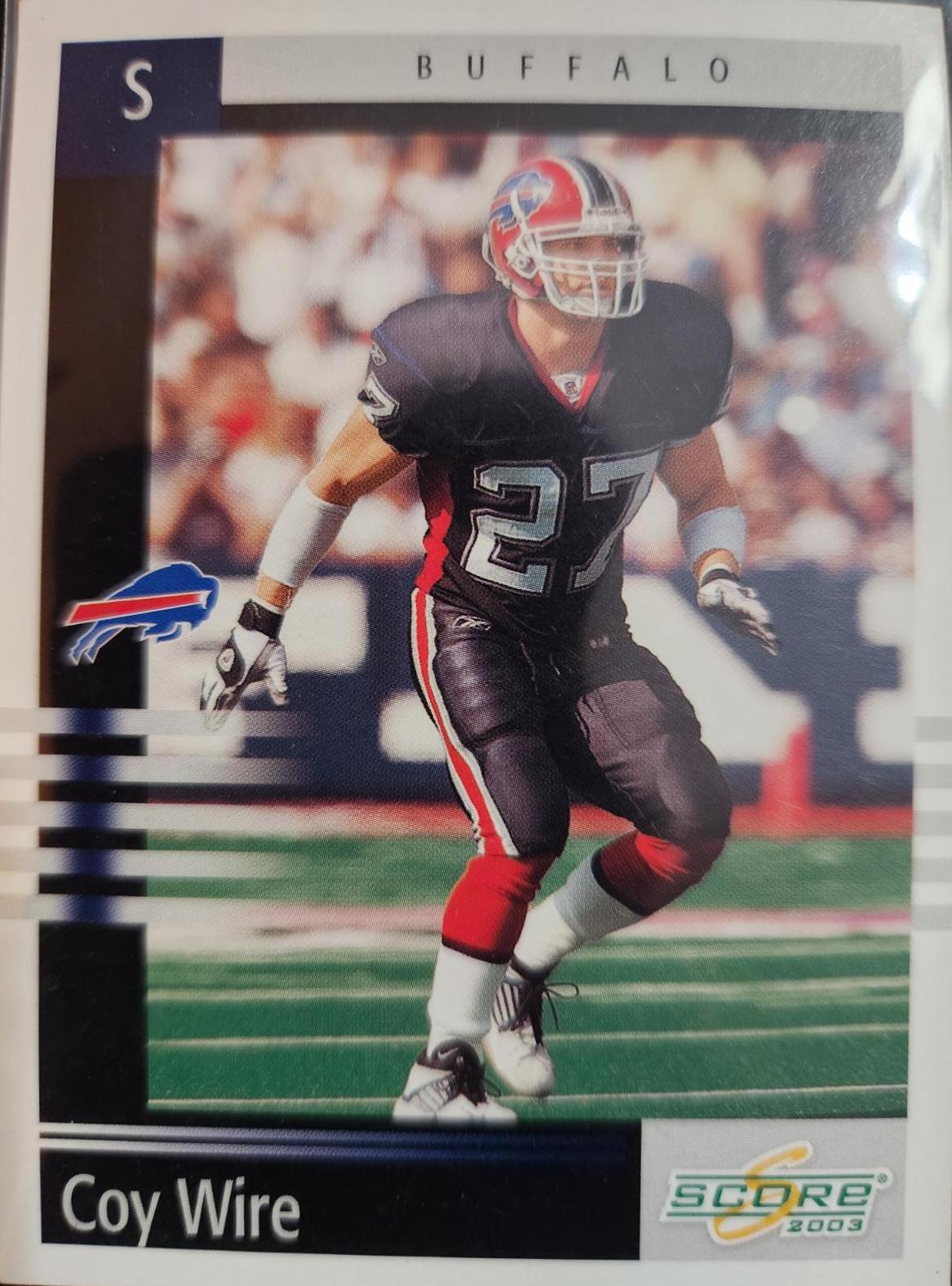 Coy Wire #17 Football Cards 2003 Panini Score