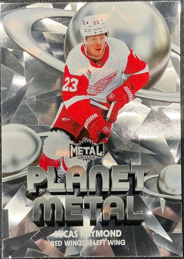 Lucas Raymond #15 2025 Skybox Metal Universe Planet Metal Hockey