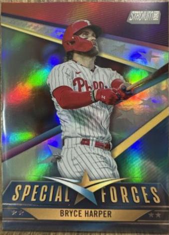 Bryce Harper #SF-15 Baseball Cards 2024 Topps Stadium Club Special Forces