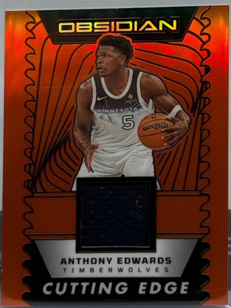 Anthony Edwards [Electric Etch Orange Flood] #CE-ANT