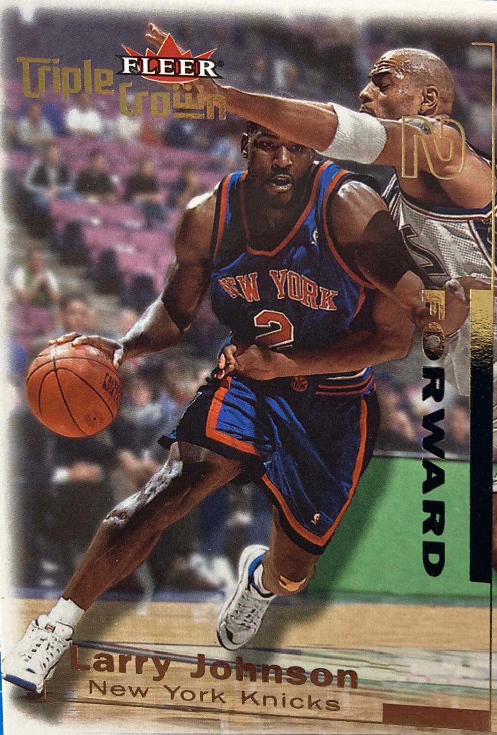 Larry Johnson #133 2000-01 Fleer Triple Crown Basketball