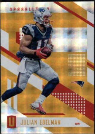 Julian Edelman #3 Football Cards 2017 Panini Unparalleled