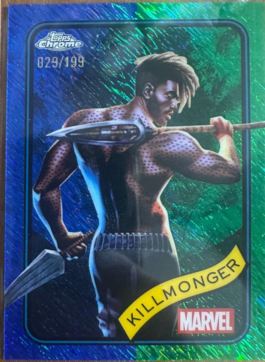 Killmonger Blue & Green Shimmer Refractor
