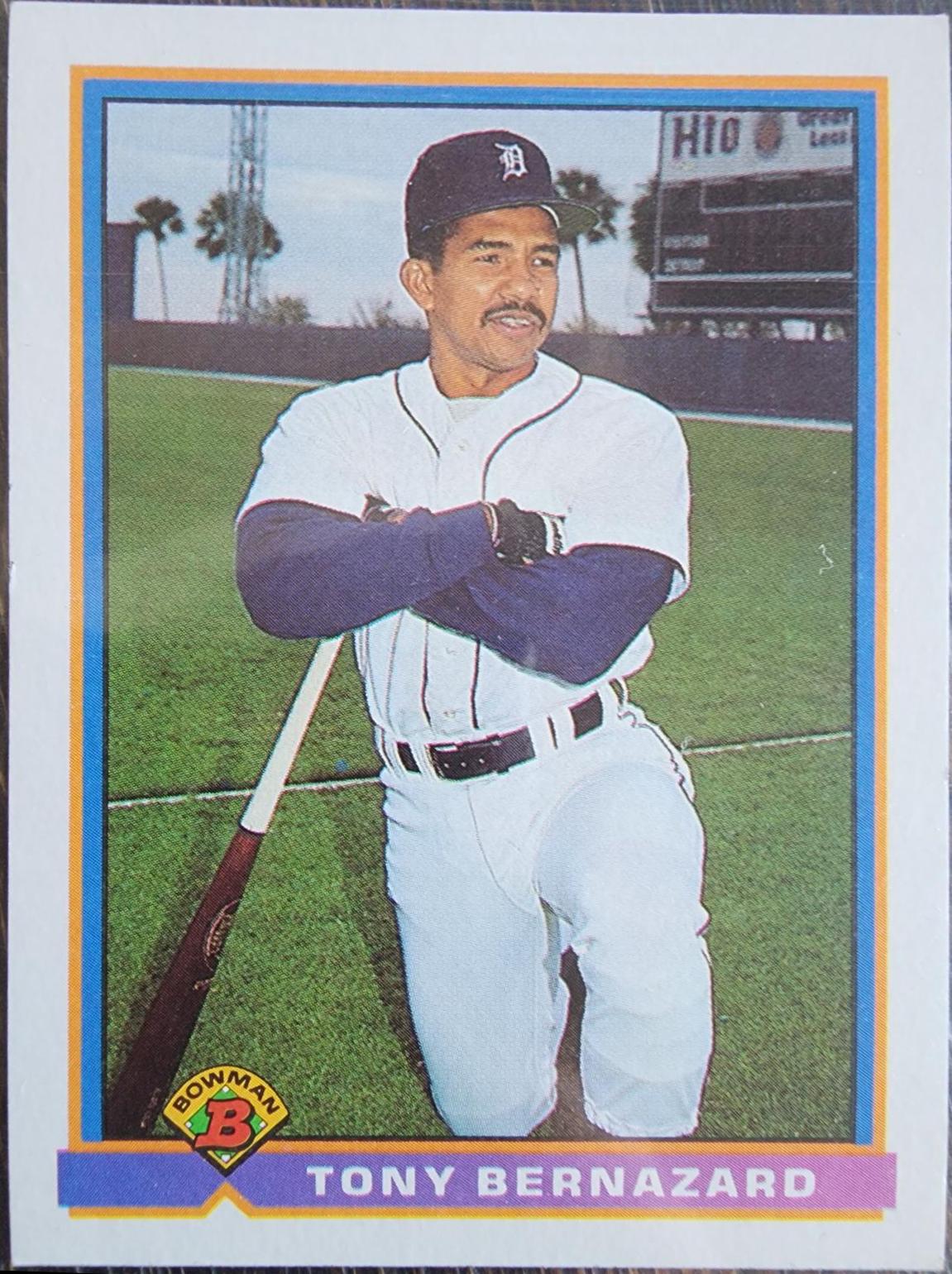 Tony Bernazard #143 Baseball Cards 1991 Bowman