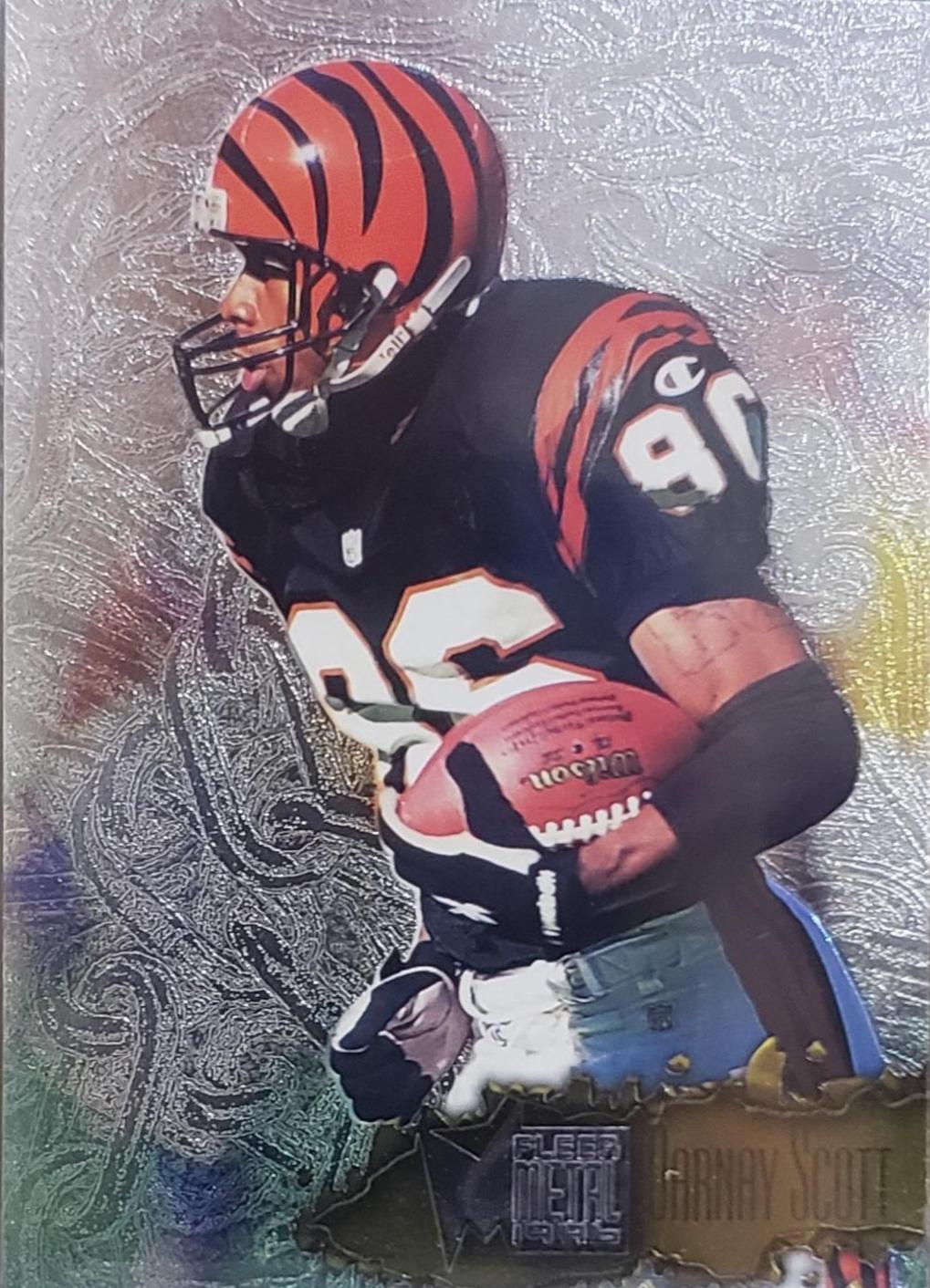 Darnay Scott #28 1996 Fleer Metal Football