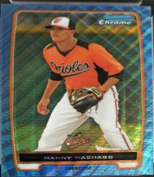 Manny Machado [Blue Wave Refractor] #BCP217