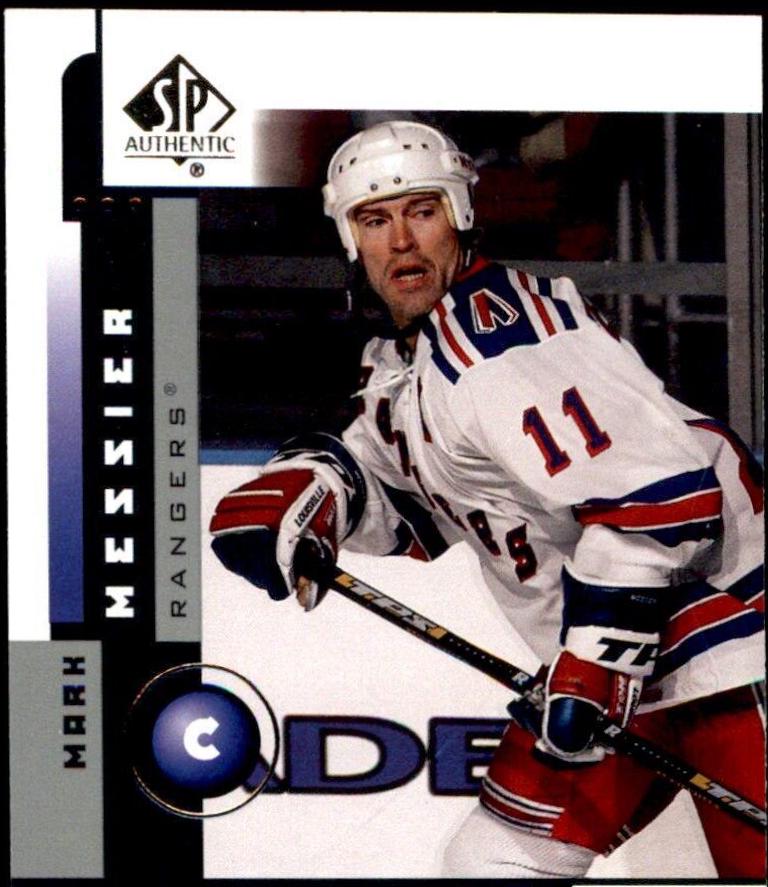 Mark Messier #54 Hockey Cards 2001 SP Authentic