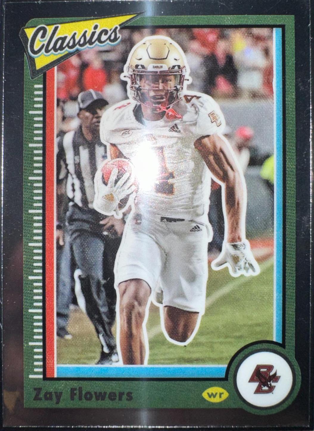 Zay Flowers #23 Football Cards 2023 Panini Chronicles Draft Picks Classics Premium Edition