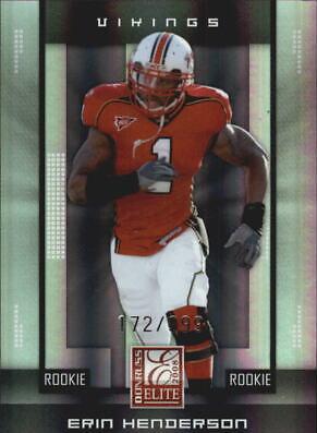 Erin Henderson #191 2008 Panini Donruss Elite Football