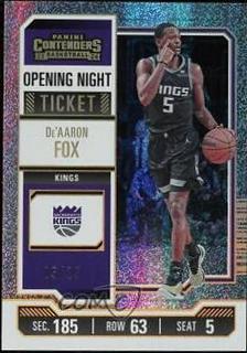 De'Aaron Fox [Opening Night Ticket