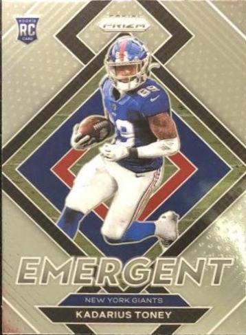 Kadarius Toney #E-12 Football Cards 2021 Panini Prizm Emergent