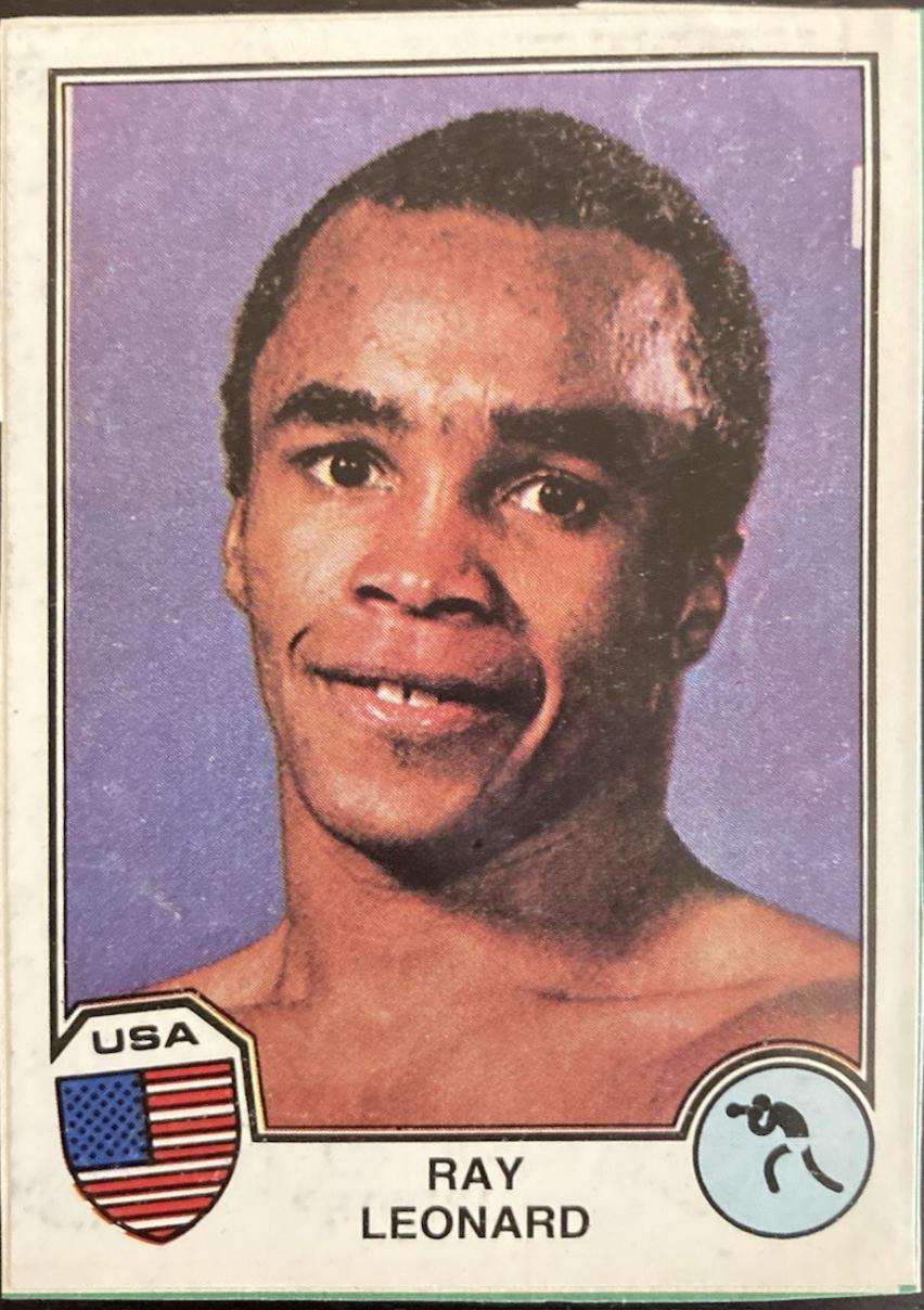Ray Leonard #67 Boxing Cards 1982 Panini Sport Superstars