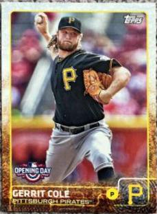 Gerrit Cole #22 Baseball Cards 2015 Topps Opening Day