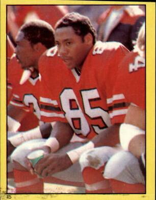 Alfred Jackson #15 Football Cards 1982 Topps Stickers