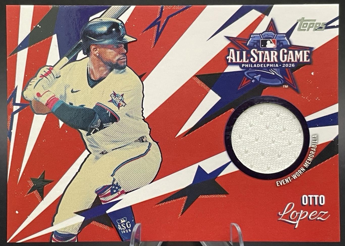 Otto Lopez #AS-OL 2026 Topps Update All Star Stitches Baseball