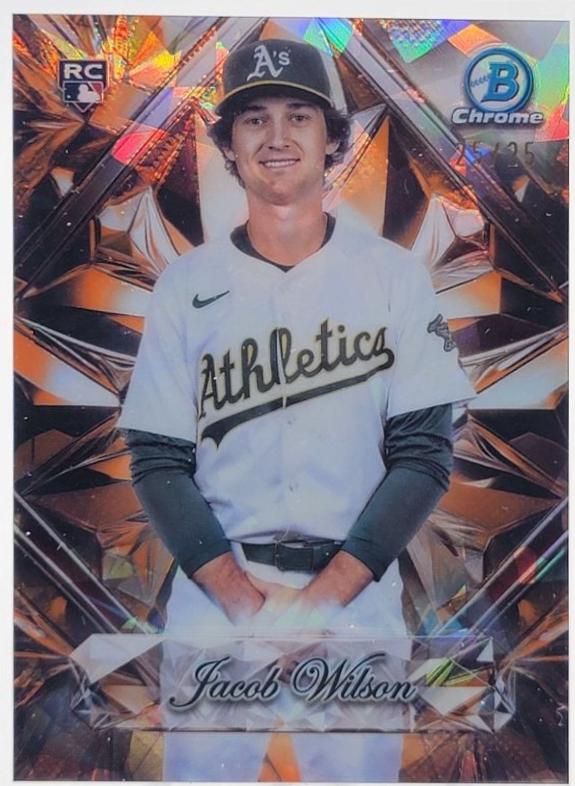 Jacob Wilson [Orange Sapphire] #BSS-19 Prices | 2025 Bowman
