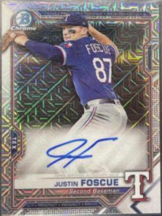 Justin Foscue [Orange Refractor] #BCMA-JF