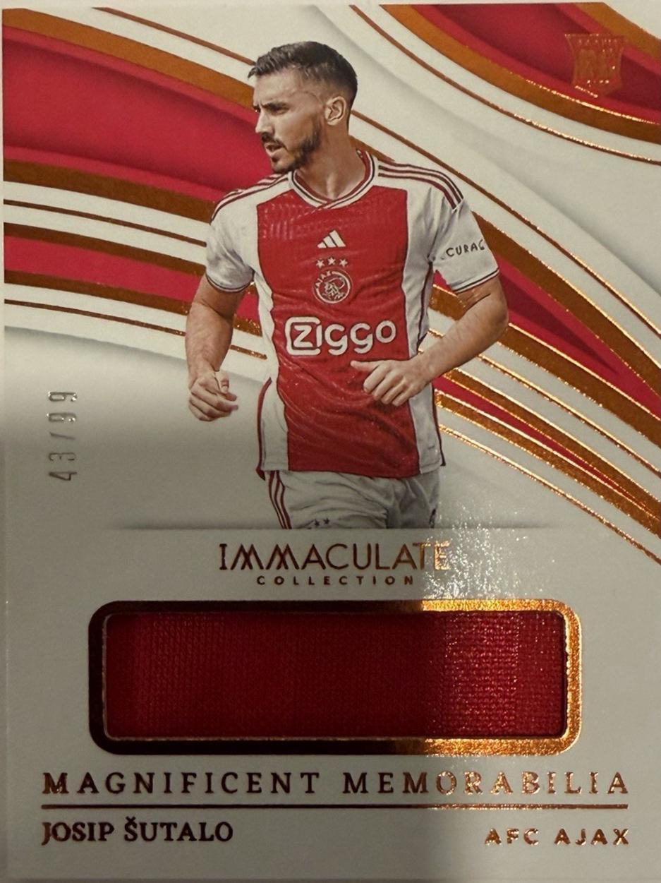 Josip Sutalo #MG-JS 2023 Panini Immaculate Magnificent Memorabilia Soccer