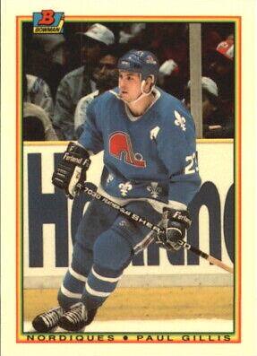 Paul Gillis #165 Hockey Cards 1990 Bowman Tiffany