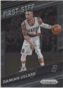 Damian Lillard #1 Basketball Cards 2016 Panini Prizm First Step