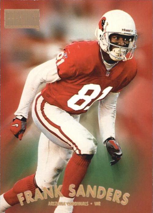 Frank Sanders #33 Football Cards 1997 Skybox Premium