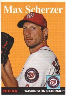 Max Scherzer #3 Baseball Cards 2019 Topps Archives