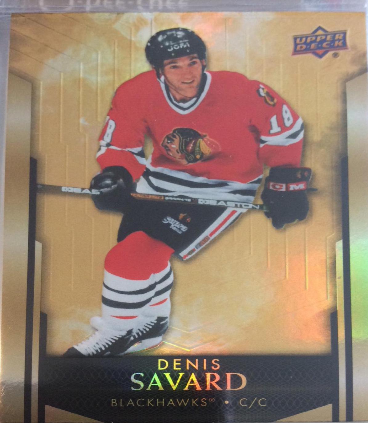 Denis Savard #40 Hockey Cards 2023 Upper Deck Tim Hortons Legends