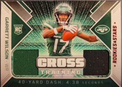 Garrett Wilson #CT-GW Football Cards 2022 Panini Rookies & Stars Cross Training