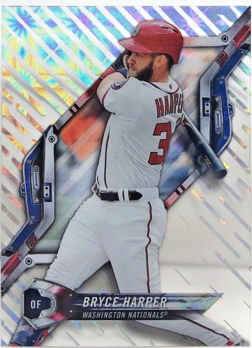 Bryce Harper [Galactic Diffractor Orange] #HT-BH