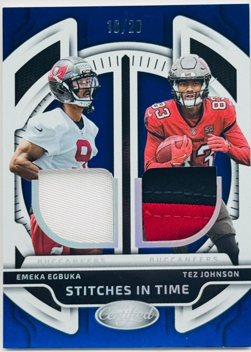 Emeka Egbuka / Tez Johnson [Blue] #SITD-EETJ