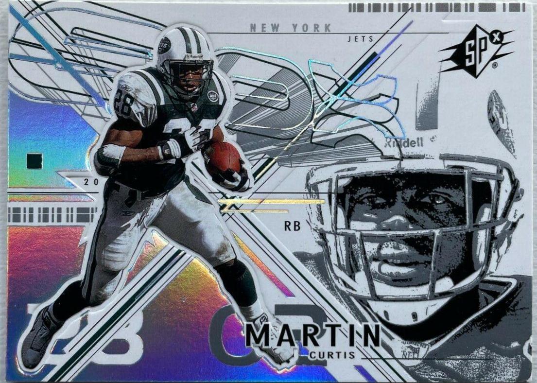 Curtis Martin #10 Football Cards 2002 Spx
