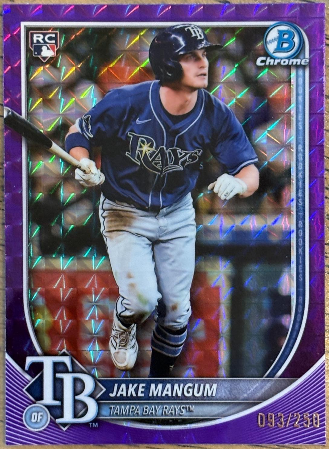 Jake Mangum [Purple Geometric Refractor] #50