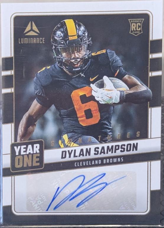 Dylan Sampson #18 2025 Panini Luminance Year One Signature Football