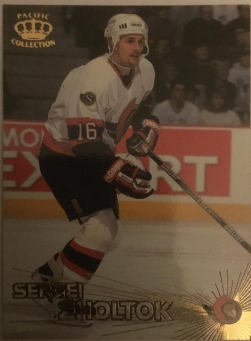 Sergei Zholtok #328 Hockey Cards 1997 Pacific Crown