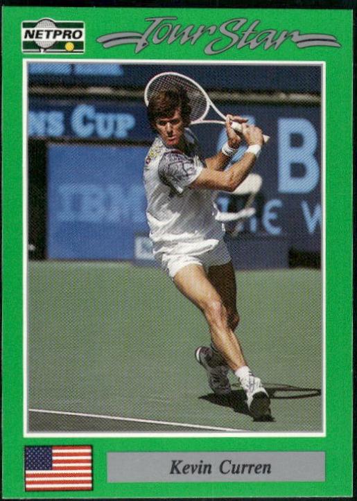 Kevin Curren #37 Tennis Cards 1991 NetPro Tour Stars