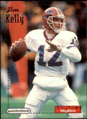 Jim Kelly #17 Football Cards 1996 Skybox Impact