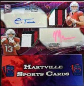 Michael Wilson #15 Football Cards 2023 Panini Spectra Rookie Autograph